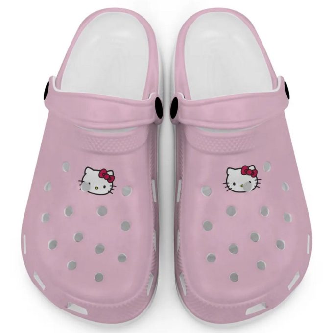 Hello Kitty Icon Blossom Clogs For Kids And Adults Fast Shipping