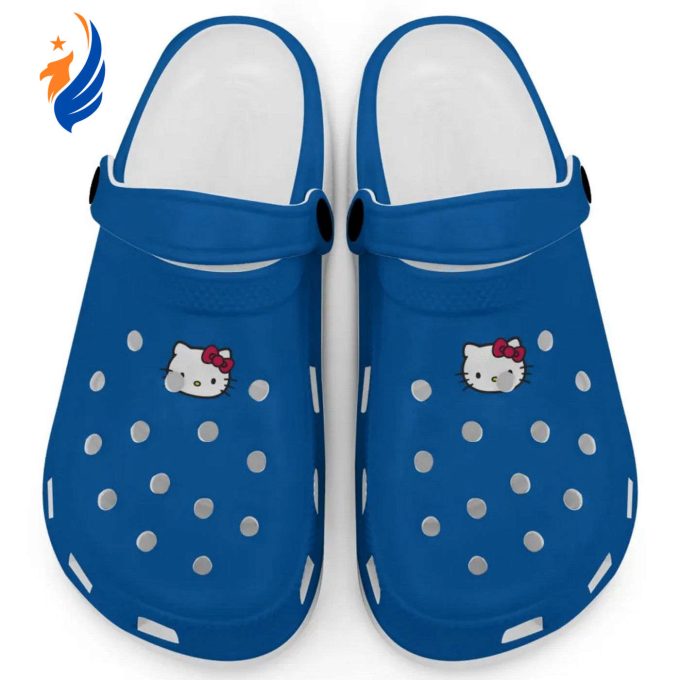 Hello Kitty Icon Blue Clogs For Kids And Adults Fast Shipping Hello Kitty Icon Blue Clogs For Kids And Adults Fast Shipping