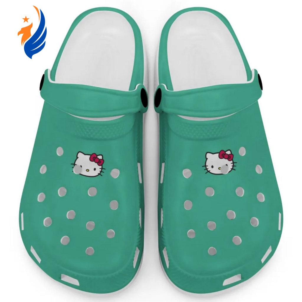 Hello Kitty Icon Mint Clogs For Kids And Adults Fast Shipping Hello Kitty Icon Mint Clogs For Kids And Adults Fast Shipping