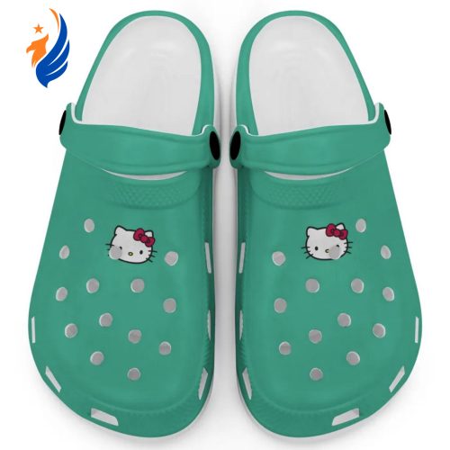 Hello Kitty Icon Mint Clogs For Kids And Adults Fast Shipping