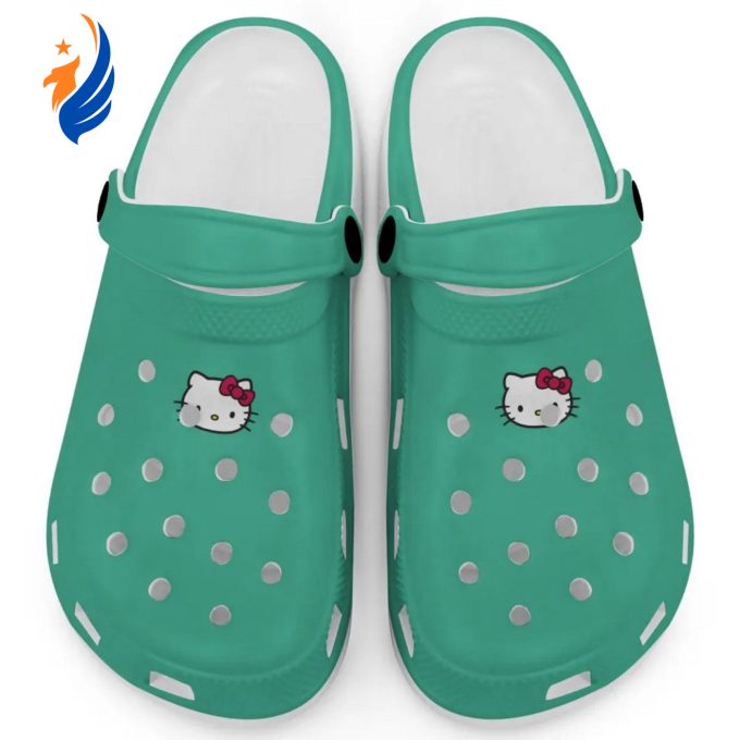 Hello Kitty Icon Mint Clogs For Kids And Adults Fast Shipping