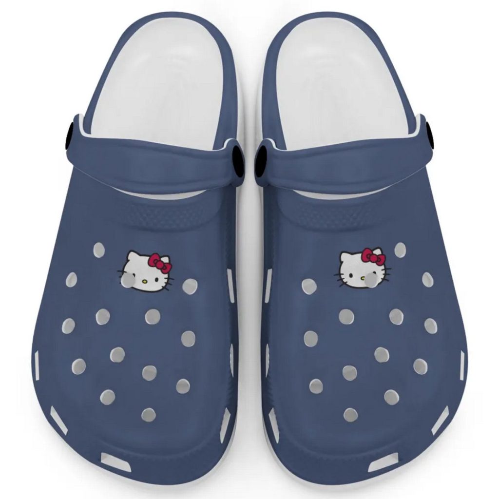 Hello Kitty Icon Navy Clogs For Kids And Adults Hello Kitty Icon Navy Clogs For Kids And Adults