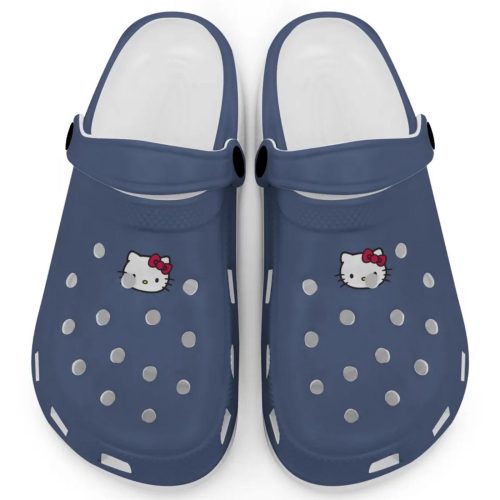Hello Kitty Icon Navy Clogs For Kids And Adults