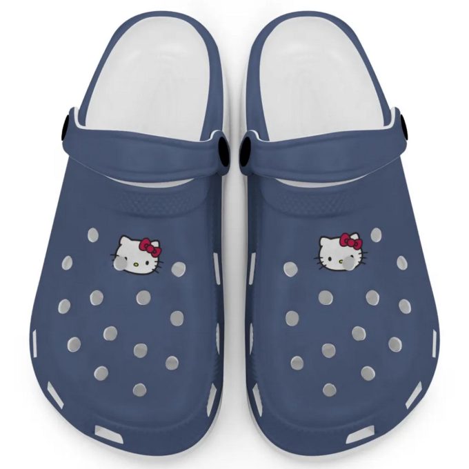 Hello Kitty Icon Navy Clogs For Kids And Adults