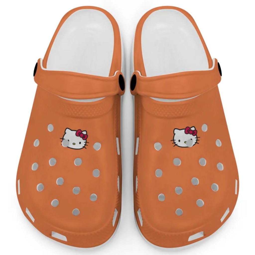 Hello Kitty Icon Orange Clogs For Kids And Adults Hello Kitty Icon Orange Clogs For Kids And Adults