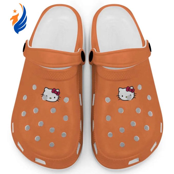 Hello Kitty Icon Orange Clogs For Kids And Adults