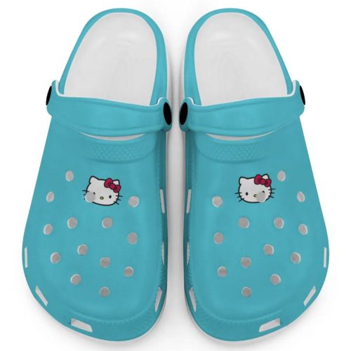 Hello Kitty Icon Royal Blue Clogs For Kids And Adults