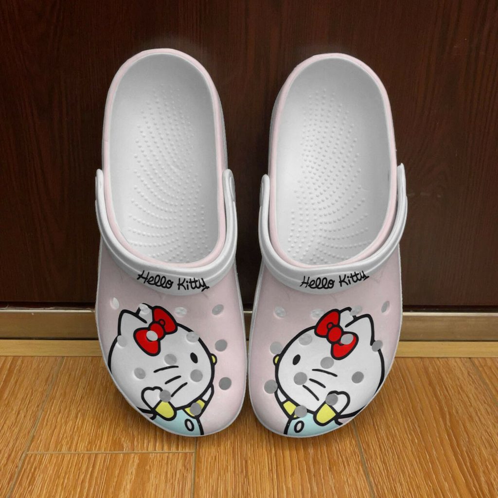 Hello Kitty In Light Pink Unisex Classic Clogs For Fans Unisex Gifts 2024 Hello Kitty In Light Pink Unisex Classic Clogs For Fans Unisex Gifts 2024