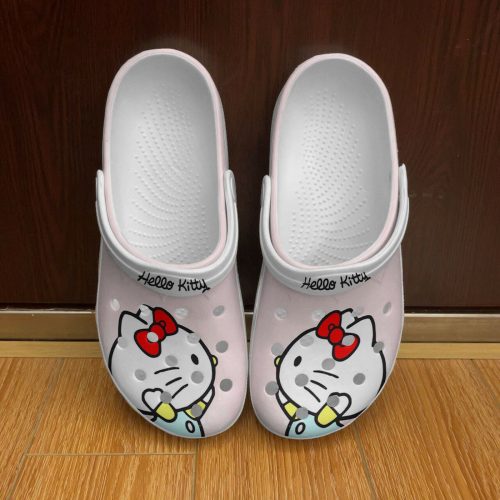 Hello Kitty In Light Pink Unisex Classic Clogs For Fans Unisex Gifts 2024