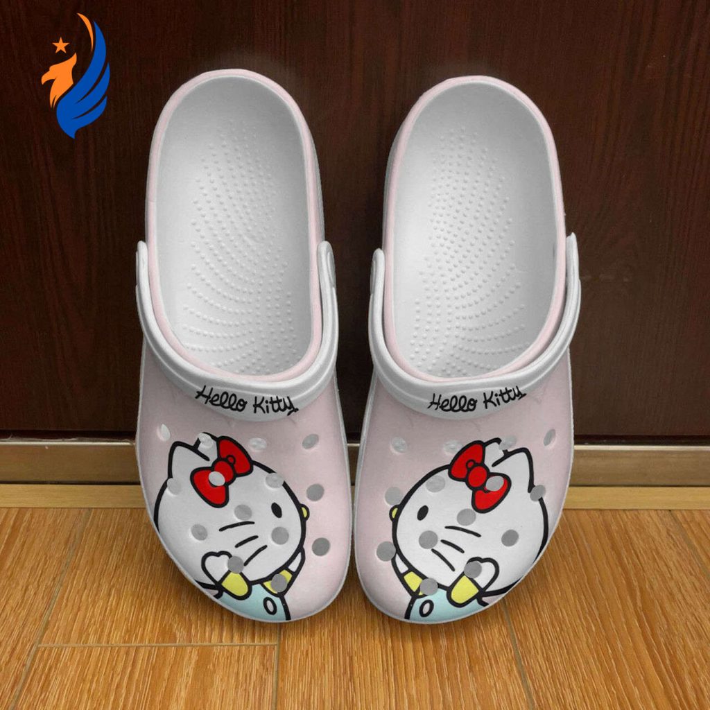 Hello Kitty In Light Pink Unisex Classic Clogs For Fans Unisex Gifts 2024 Hello Kitty In Light Pink Unisex Classic Clogs For Fans Unisex Gifts 2024