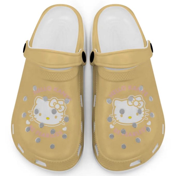 Hello Kitty Kanye Be Fearless Butter Clogs For Kids And Adults Fast Shipping