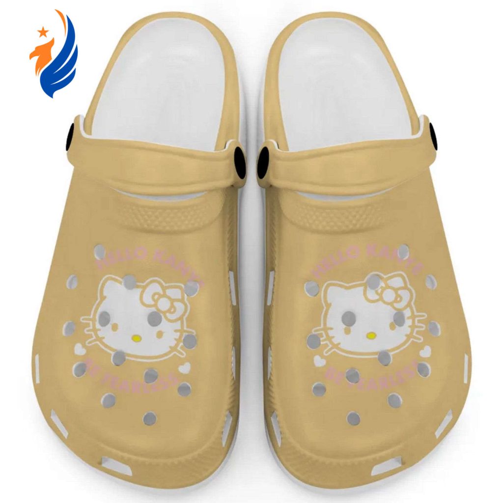 Hello Kitty Kanye Be Fearless Butter Clogs For Kids And Adults Fast Shipping Hello Kitty Kanye Be Fearless Butter Clogs For Kids And Adults Fast Shipping