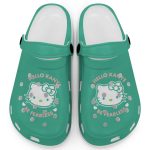 Hello Kitty Kanye Be Fearless Green Clogs For Kids And Adults Fast Shipping Hello Kitty Kanye Be Fearless Green Clogs For Kids And Adults Fast Shipping
