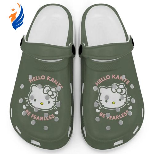 Hello Kitty Kanye Be Fearless Hemp Clogs For Kids And Adults