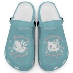Hello Kitty Kanye Be Fearless Mint Clogs For Kids And Adults Fast Shipping