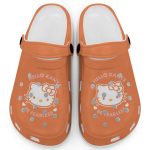 Hello Kitty Kanye Be Fearless Orange Clogs For Kids And Adults Hello Kitty Kanye Be Fearless Orange Clogs For Kids And Adults