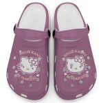 Hello Kitty Kanye Be Fearless Violet Clogs For Kids And Adults Hello Kitty Kanye Be Fearless Violet Clogs For Kids And Adults