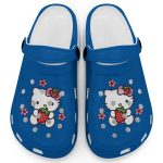 Hello Kitty Love Strowberry Blue Clogs For Kids And Adults