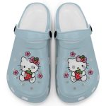 Hello Kitty Love Strowberry Mint Clogs For Kids And Adults Hello Kitty Love Strowberry Mint Clogs For Kids And Adults