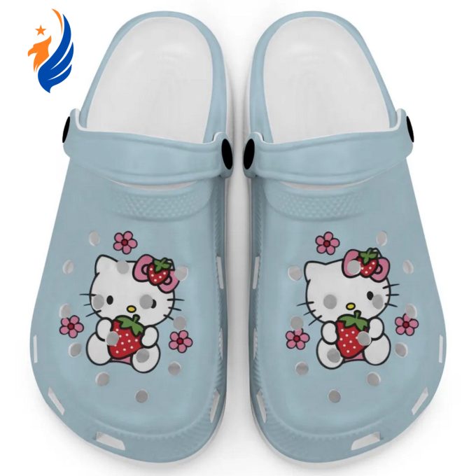 Hello Kitty Love Strowberry Mint Clogs For Kids And Adults Hello Kitty Love Strowberry Mint Clogs For Kids And Adults