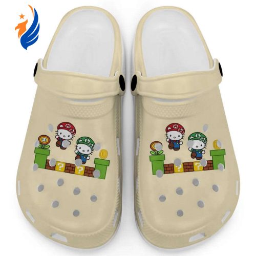 Hello Kitty Mario Luigi Banana Clogs For Kids And Adults