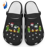 Hello Kitty Mario Luigi Black Clogs For Kids And Adults Hello Kitty Mario Luigi Black Clogs For Kids And Adults
