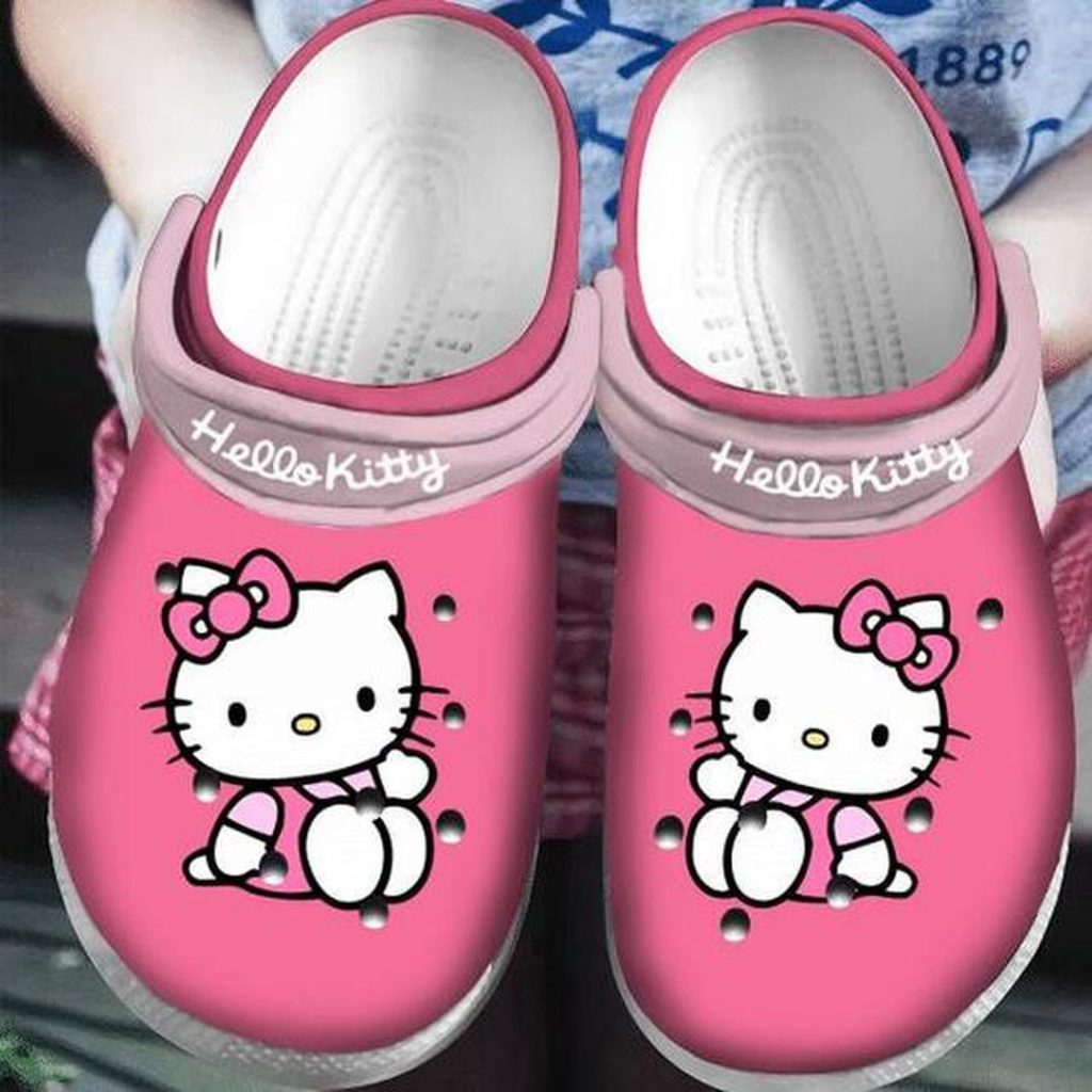 Hello Kitty On Pink Pattern Unisex Classic Clogs For Fans Unisex Gifts 2024 Hello Kitty On Pink Pattern Unisex Classic Clogs For Fans Unisex Gifts 2024