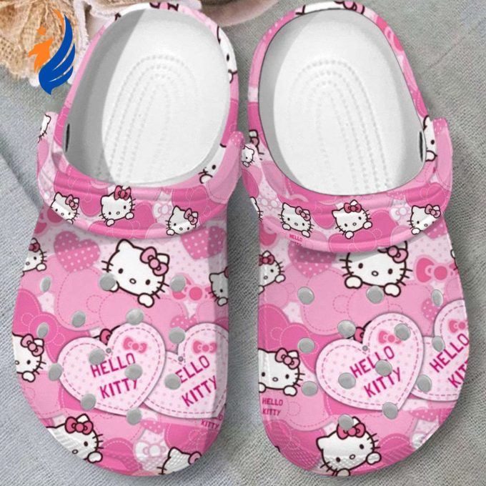Hello Kitty Pink Classic Clogs For Kids And Adults Hello Kitty Pink Classic Clogs For Kids And Adults
