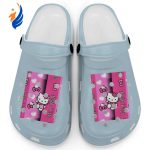 Hello Kitty Pink Stripes Chambray Clogs For Kids And Adults Hello Kitty Pink Stripes Chambray Clogs For Kids And Adults