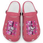 Hello Kitty Pink Stripes Chili Clogs For Kids And Adults