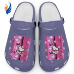 Hello Kitty Pink Stripes Grape Clogs For Kids And Adults
