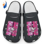 Hello Kitty Pink Stripes Graphite Clogs For Kids And Adults Hello Kitty Pink Stripes Graphite Clogs For Kids And Adults
