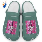 Hello Kitty Pink Stripes Light Green Clogs For Kids And Adults Hello Kitty Pink Stripes Light Green Clogs For Kids And Adults