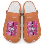 Hello Kitty Pink Stripes Melon Clogs For Kids And Adults Hello Kitty Pink Stripes Melon Clogs For Kids And Adults