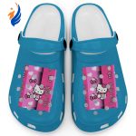 Hello Kitty Pink Stripes Royal Carible Clogs For Kids And Adults Hello Kitty Pink Stripes Royal Carible Clogs For Kids And Adults