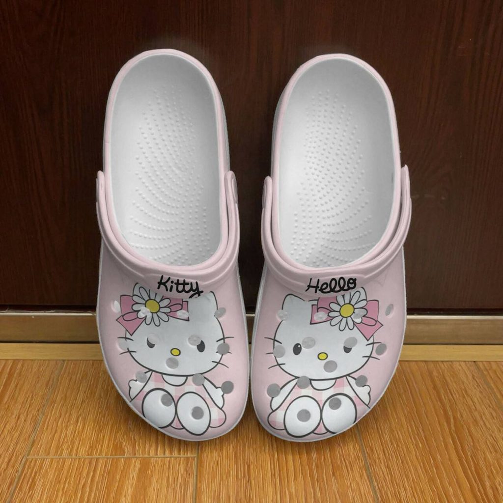 Hello Kitty Pinky Bow So Cute Unisex Classic Clogs For Fans Unisex Gifts 2024 Hello Kitty Pinky Bow So Cute Unisex Classic Clogs For Fans Unisex Gifts 2024