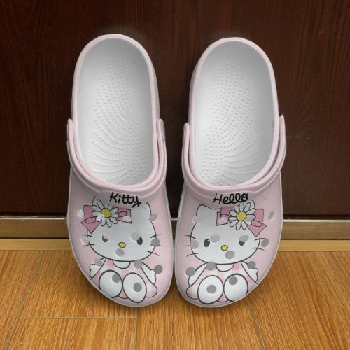 Hello Kitty Pinky Bow So Cute Unisex Classic Clogs For Fans Unisex Gifts 2024