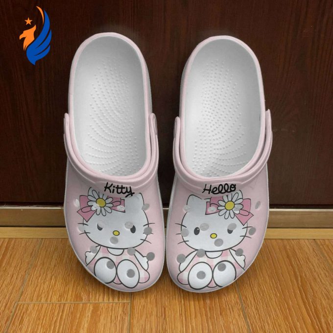 Hello Kitty Pinky Bow So Cute Unisex Classic Clogs For Fans Unisex Gifts 2024