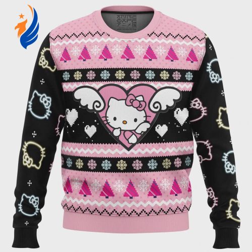 Hello Kitty Ugly Christmas Sweater - Gift for Men Women - Gift for Men Women