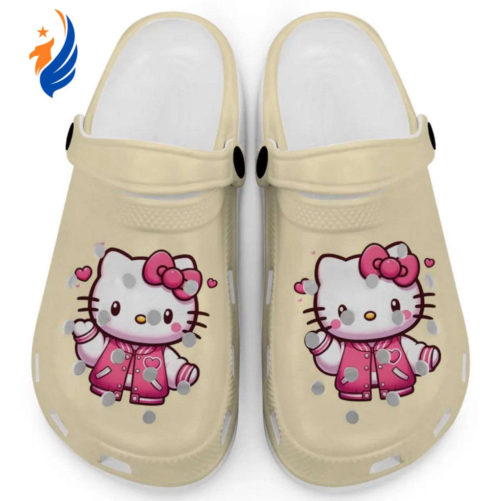 Hello Kitty Wear Pink Bomber Banana Clogs For Kids And Adults Fast Shipping Hello Kitty Wear Pink Bomber Banana Clogs For Kids And Adults Fast Shipping