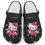 Hello Kitty Wear Pink Bomber Black Clogs For Kids And Adults Clogs For Kids And Adults Hello Kitty Wear Pink Bomber Black Clogs For Kids And Adults Clogs For Kids And Adults