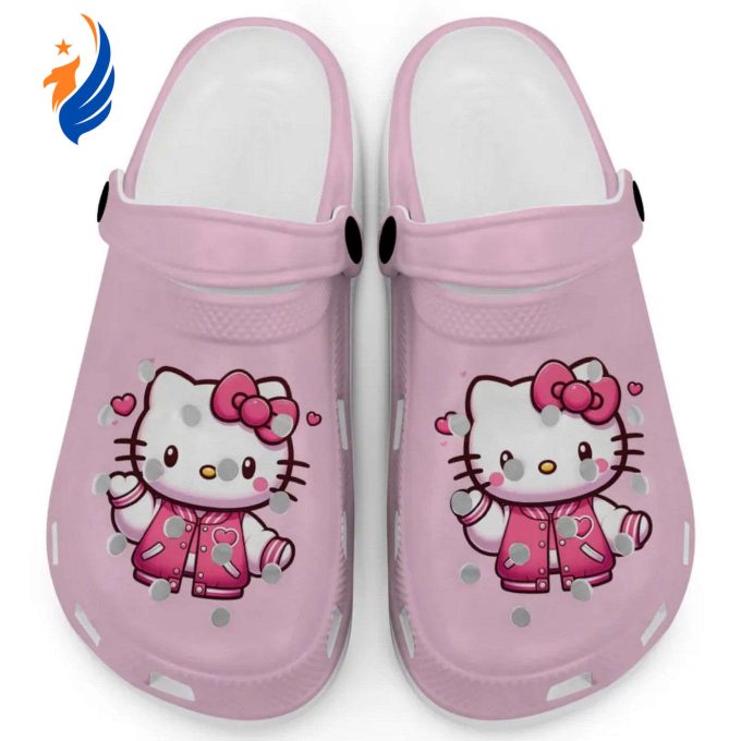 Hello Kitty Wear Pink Bomber Blossom Clogs For Kids And Adults Hello Kitty Wear Pink Bomber Blossom Clogs For Kids And Adults