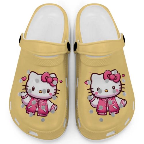 Hello Kitty Wear Pink Bomber Citrus Clogs For Kids And Adults Fast Shipping