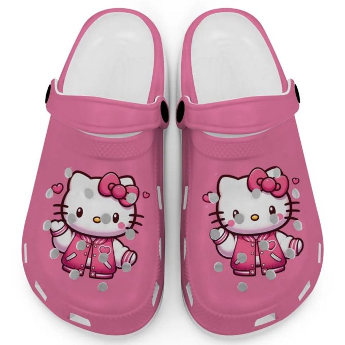 Hello Kitty Wear Pink Bomber Pink Clogs For Kids And Adults Clogs For Kids And Adults