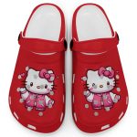 Hello Kitty Wear Pink Bomber Red Clogs For Kids And Adults Hello Kitty Wear Pink Bomber Red Clogs For Kids And Adults
