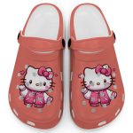 Hello Kitty Wear Pink Bomber Salmon Clogs For Kids And Adults Hello Kitty Wear Pink Bomber Salmon Clogs For Kids And Adults