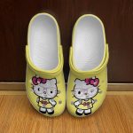 Hello Kitty x Pink Glasses So Cute Unisex Classic Clogs For Fans Unisex Gifts 2024 Hello Kitty x Pink Glasses So Cute Unisex Classic Clogs For Fans Unisex Gifts 2024
