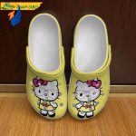 Hello Kitty x Pink Glasses So Cute YellowClogs-Shoes Hello Kitty x Pink Glasses So Cute YellowClogs-Shoes