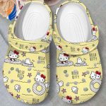 Hello Kitty Yellow Clogs For Kids And Adults Hello Kitty Yellow Clogs For Kids And Adults