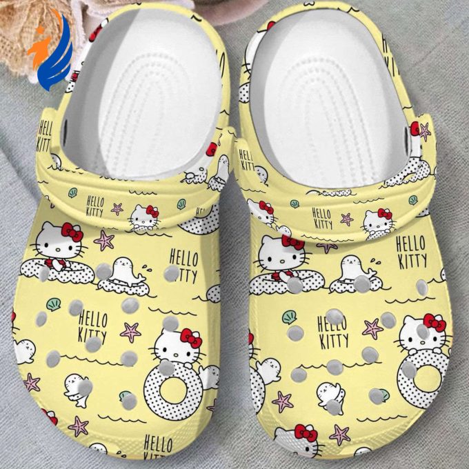 Hello Kitty Yellow Clogs For Kids And Adults Hello Kitty Yellow Clogs For Kids And Adults